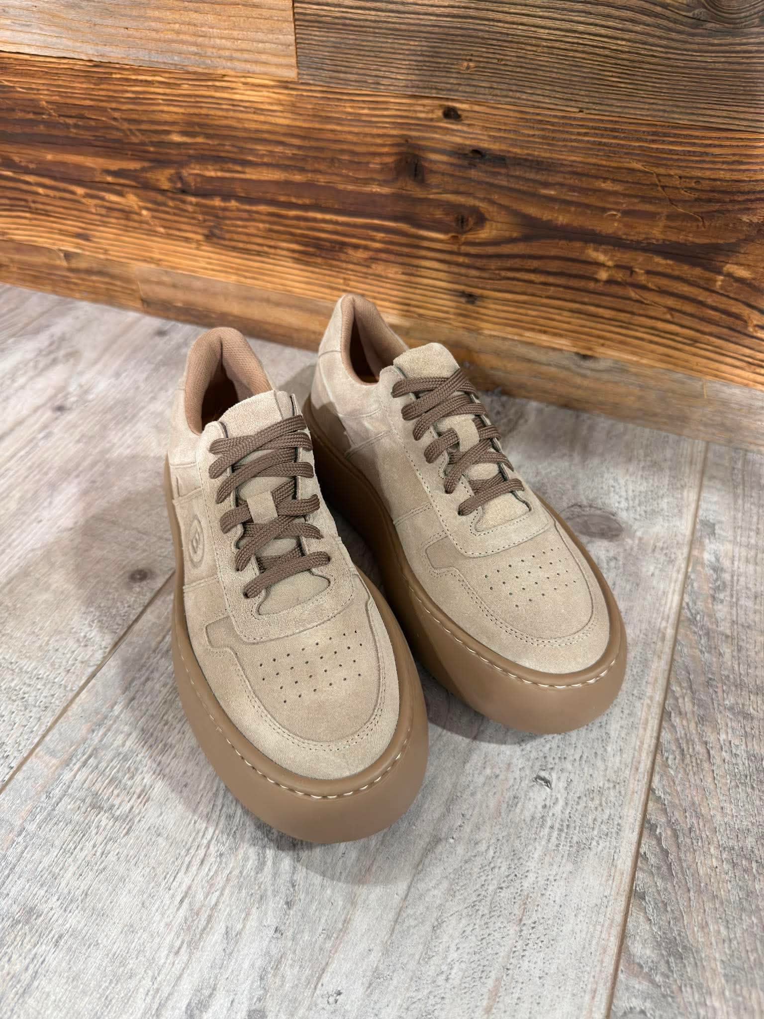 Sneakersy Beżowe 