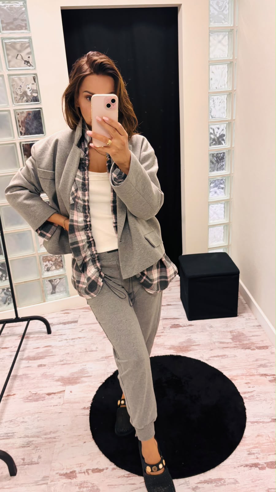 Spodnie Dresowe Serduszka Smoke Grey 