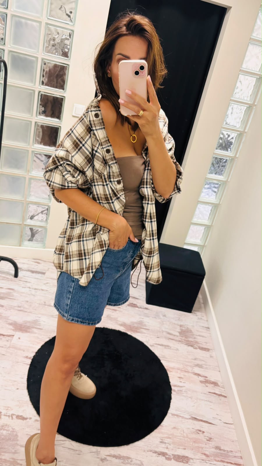 Koszula Krata Korzenny 