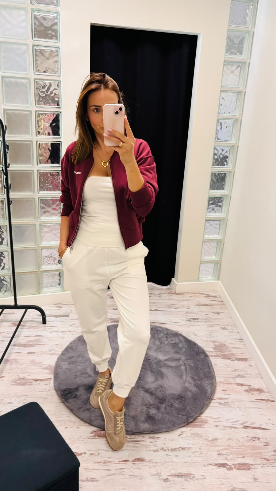 Bluza Zamek Black Cherry 