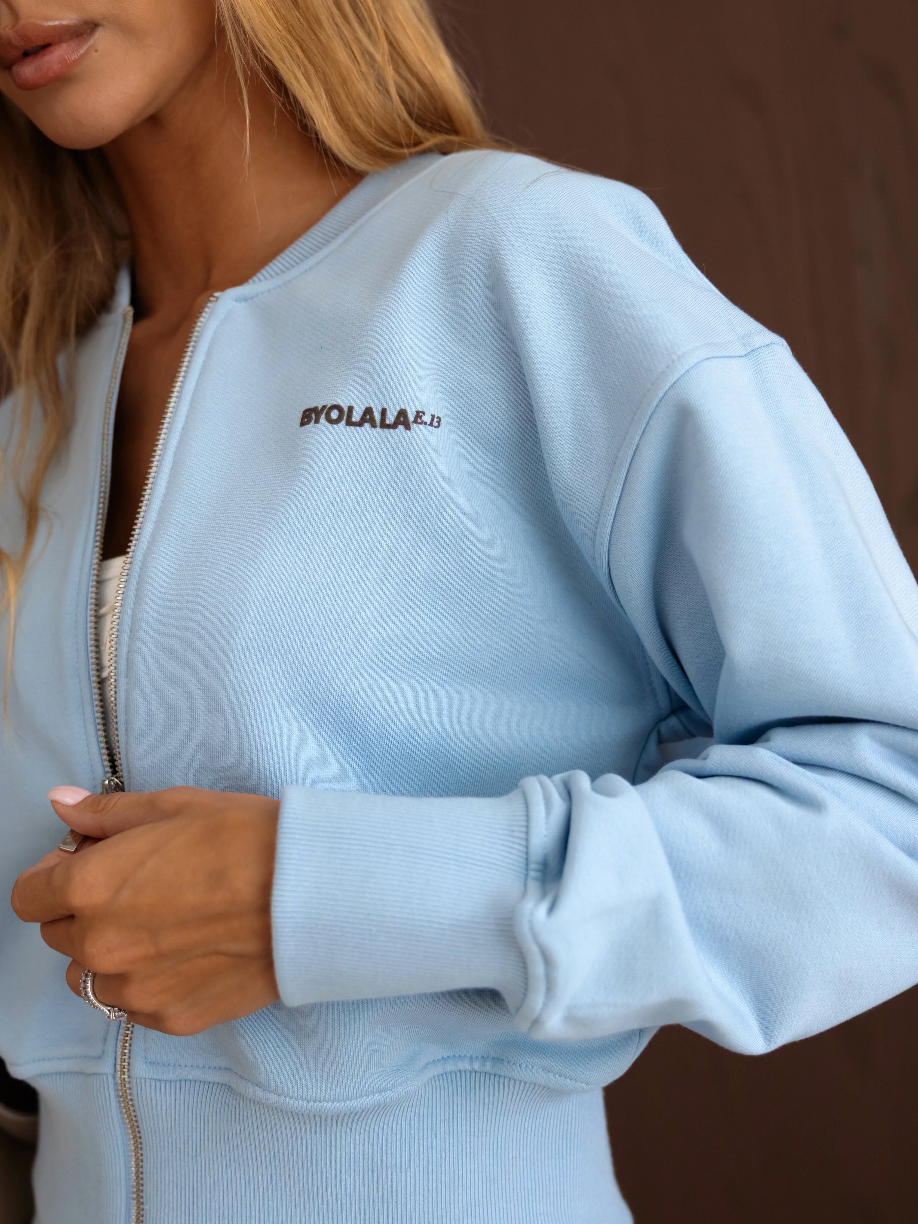 Bluza Zamek Stone Blue  (3)