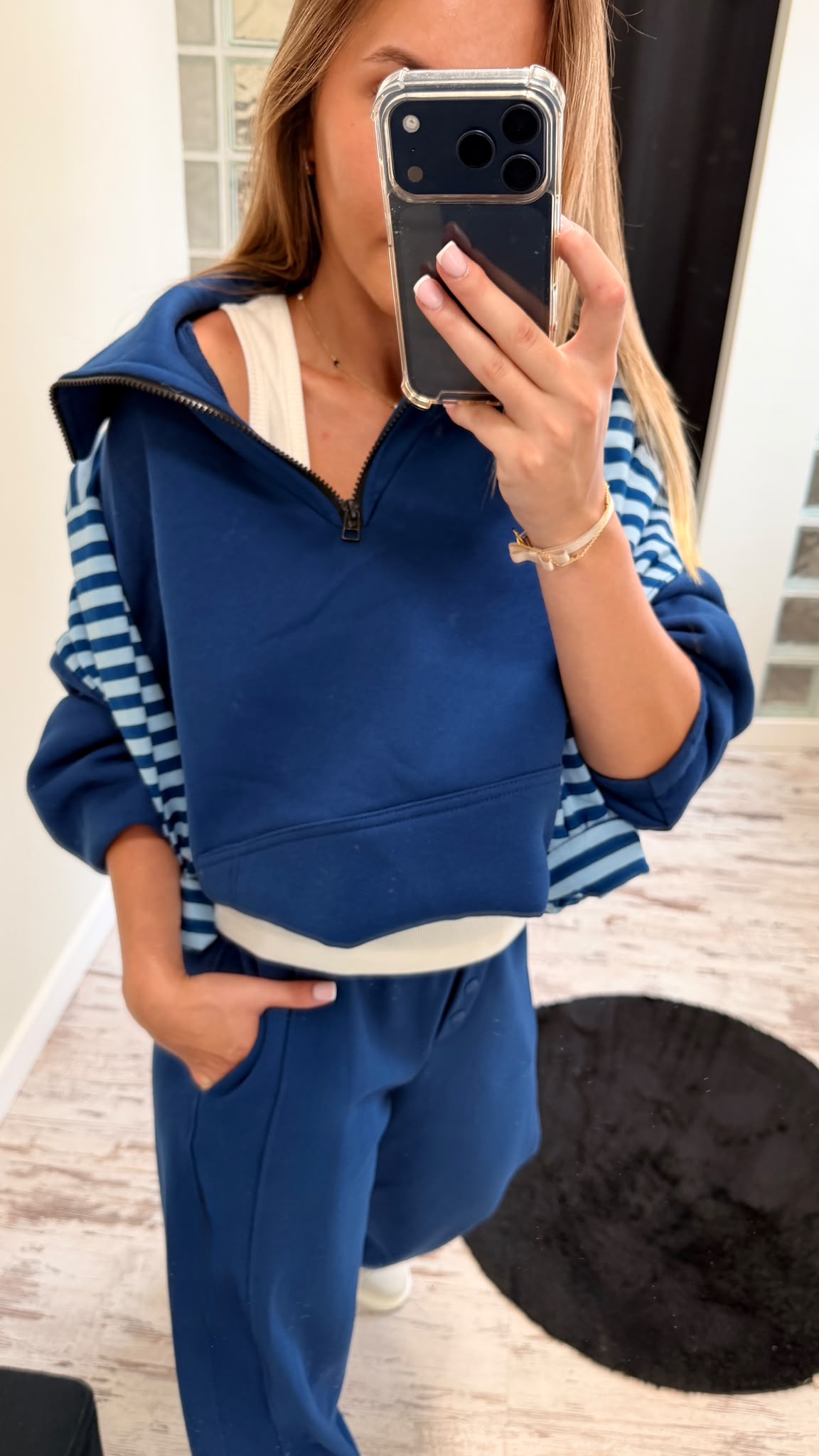 Bluza Długa Navy (2)