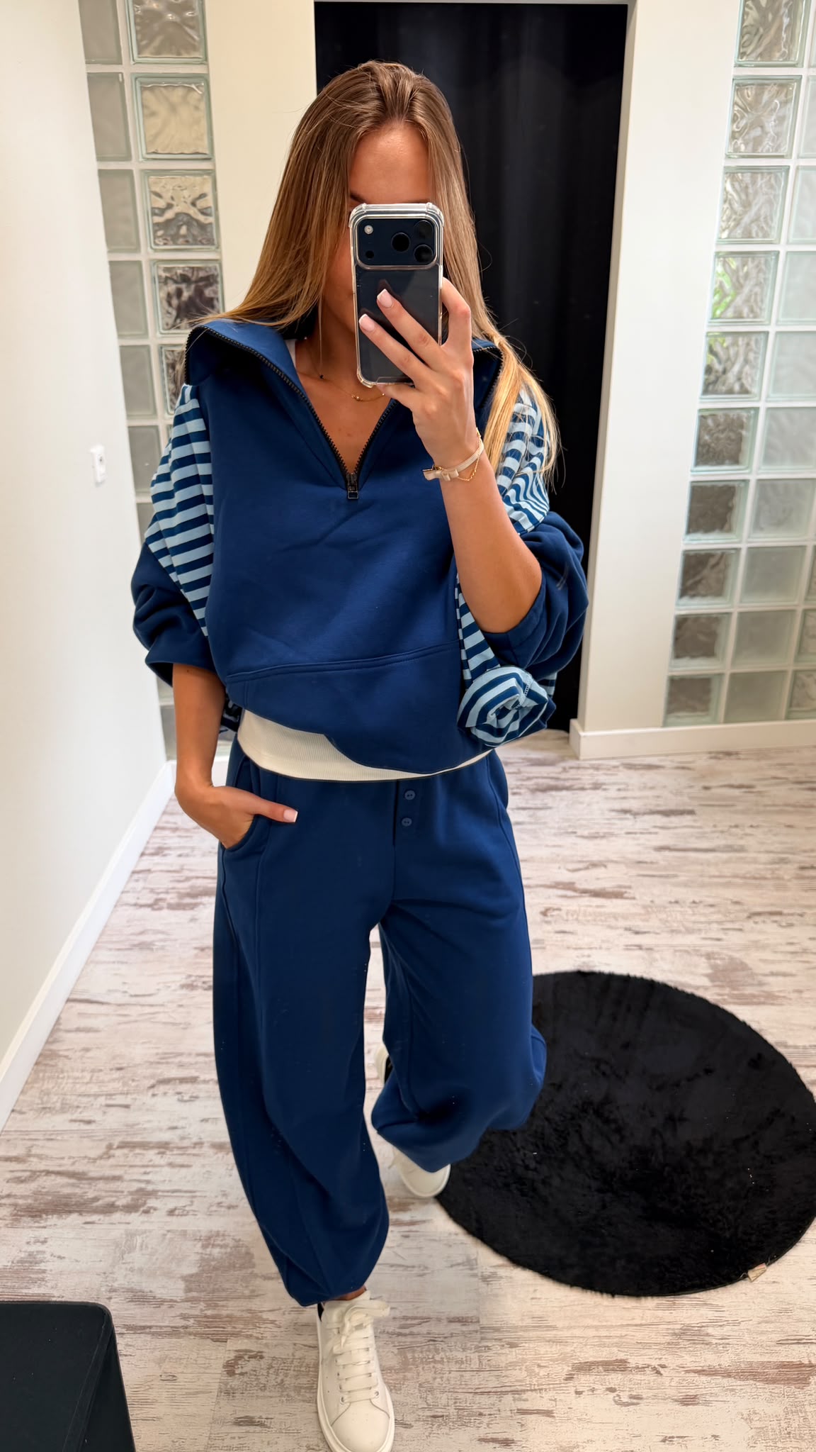 Bluza Długa Navy