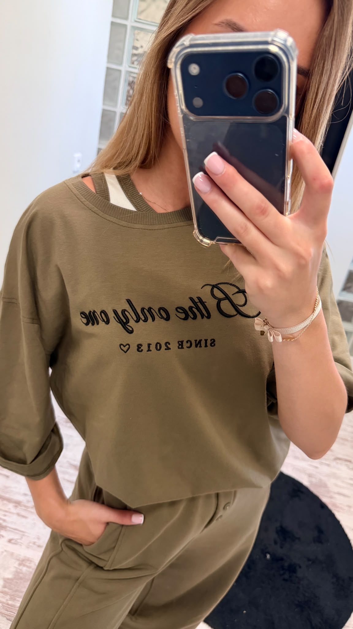 T-shirt B Eucalypto Olive 