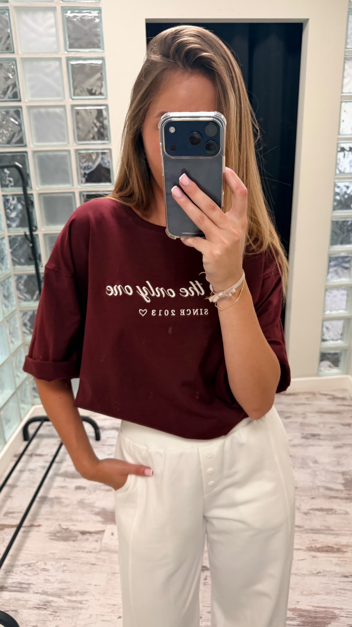 T-shirt B Black Cherry 