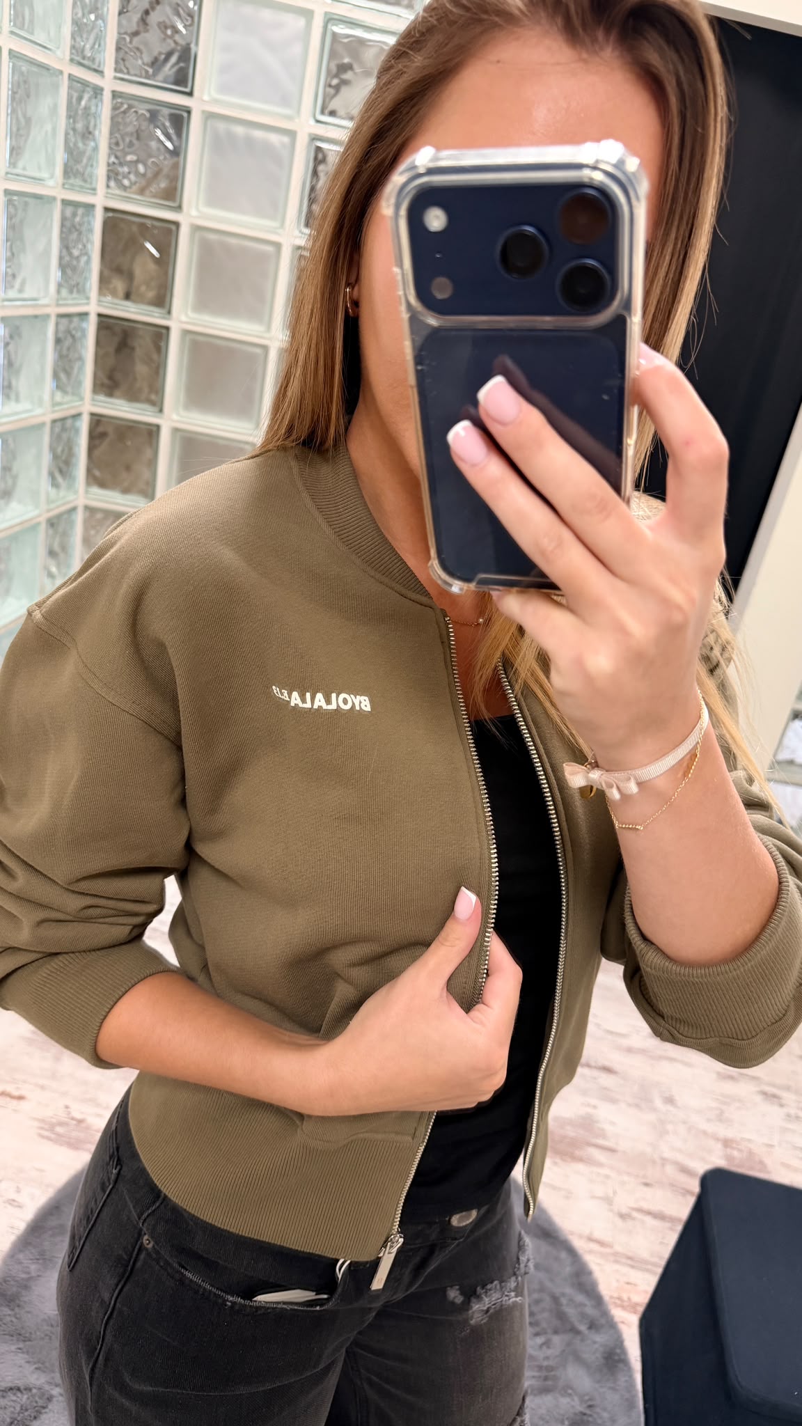 Bluza Zamek Eucalypto Olive 