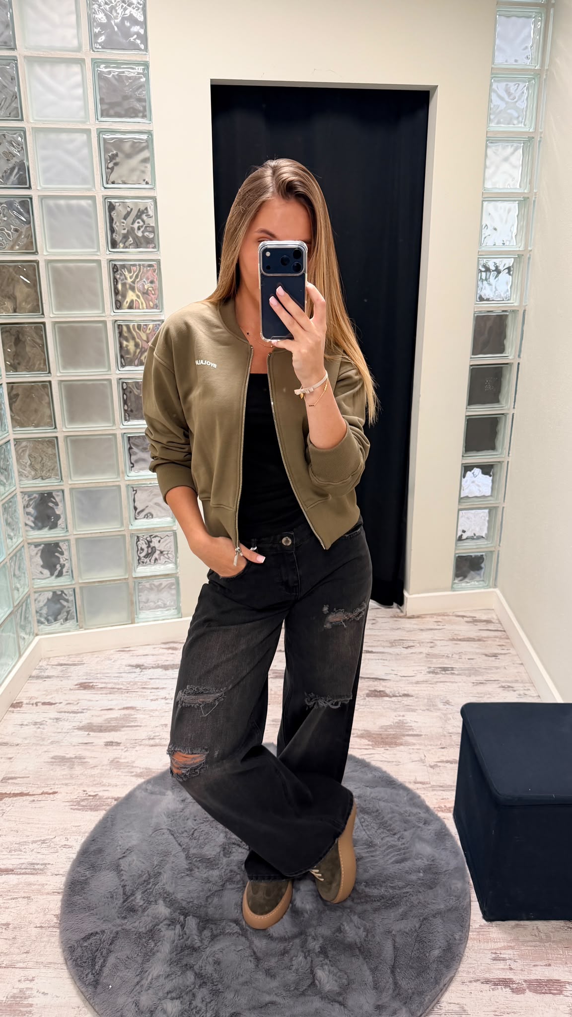 Bluza Zamek Eucalypto Olive  (4)