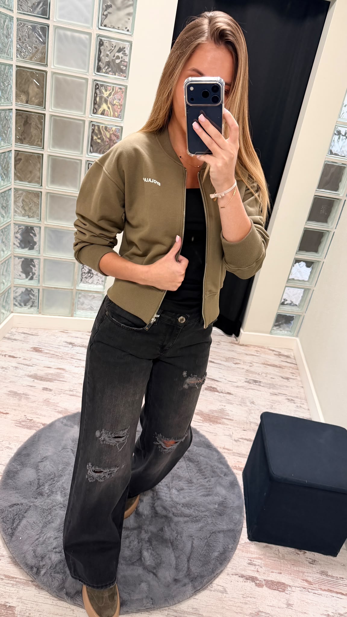 Bluza Zamek Eucalypto Olive  (2)