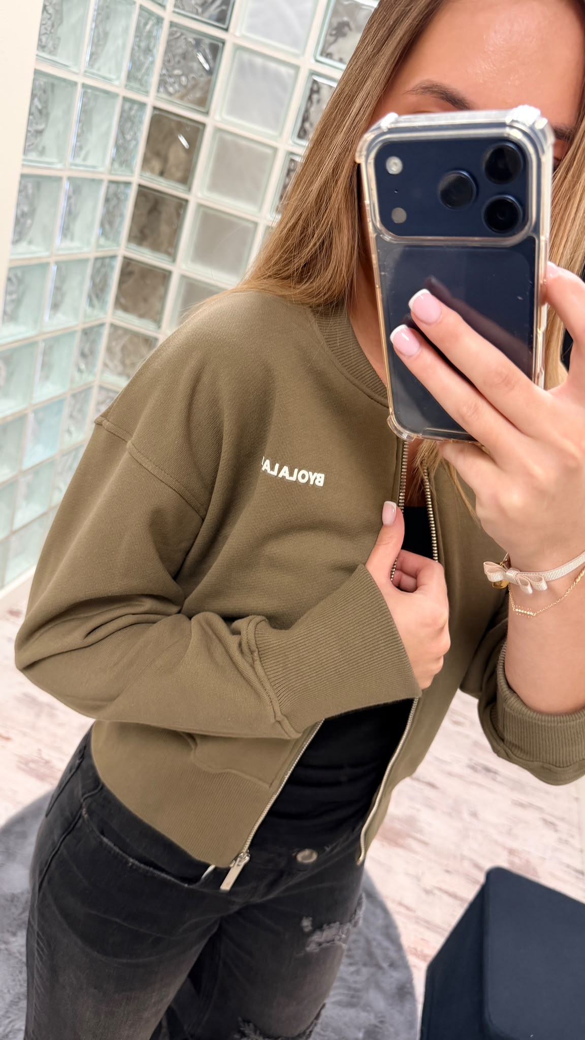 Bluza Zamek Eucalypto Olive  (3)
