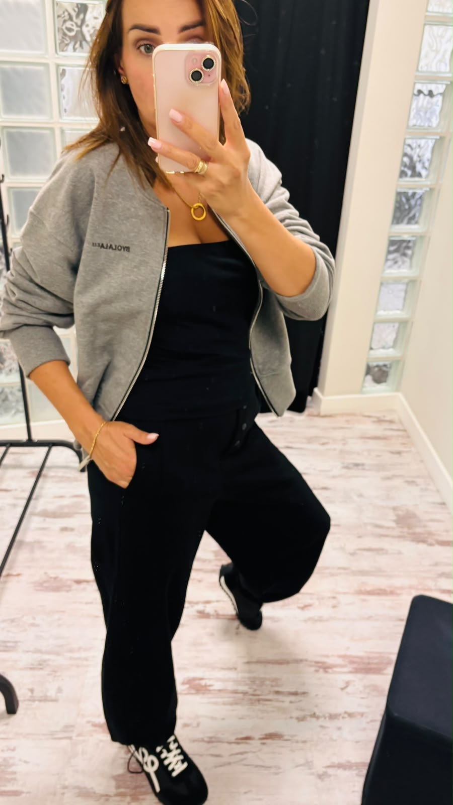 Bluza Zamek Smoke Grey  (3)