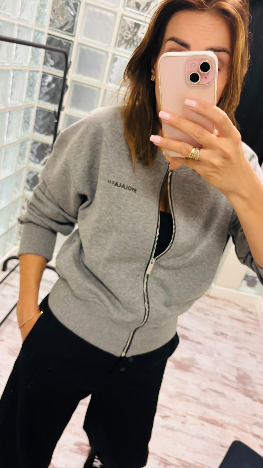 Bluza Zamek Smoke Grey  (2)