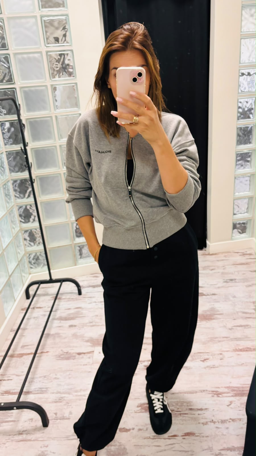 Bluza Zamek Smoke Grey 