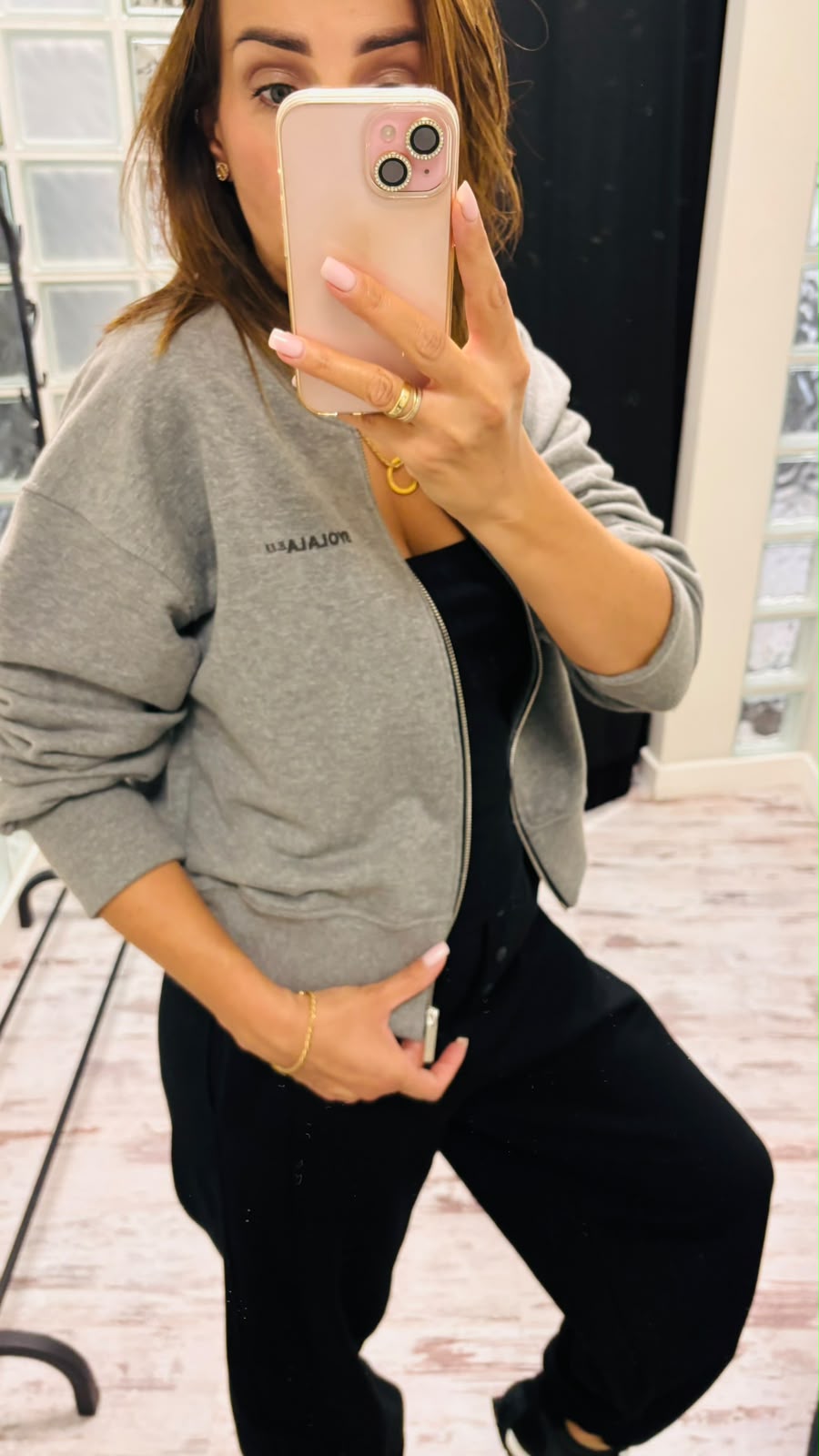 Bluza Zamek Smoke Grey  (4)