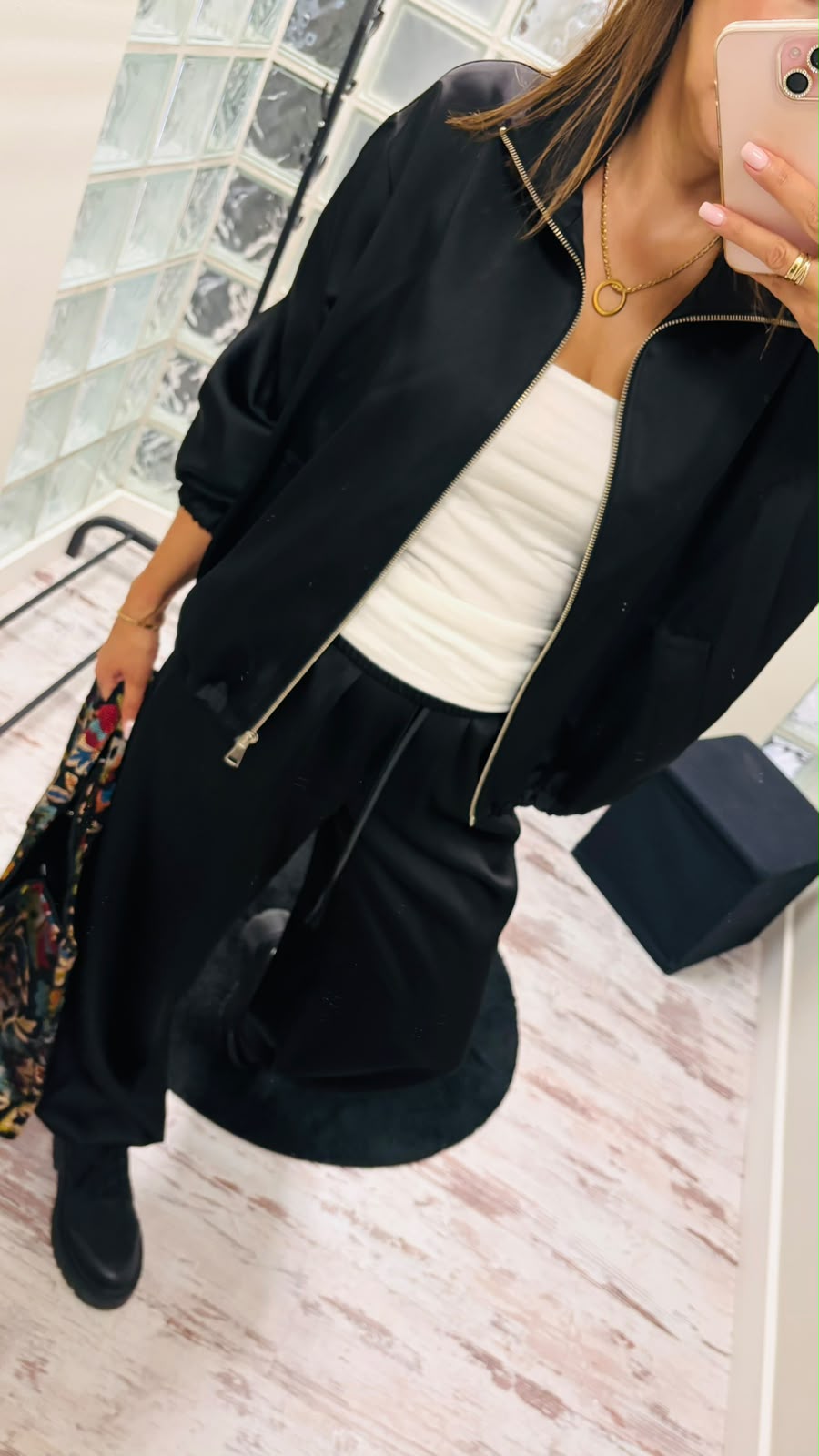 Bluza Satyna Czarna  (2)