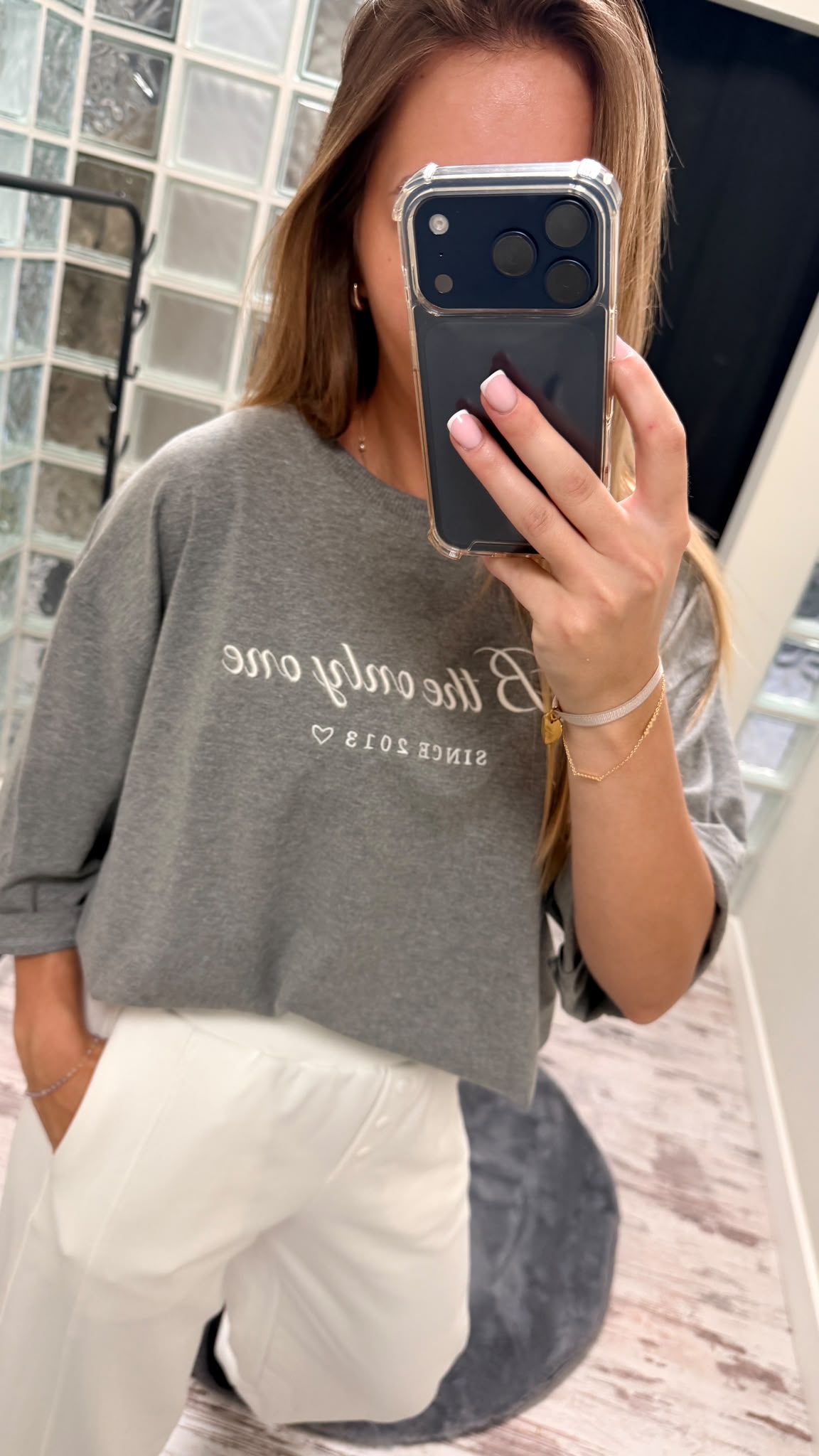 T-shirt B Smoke Gray